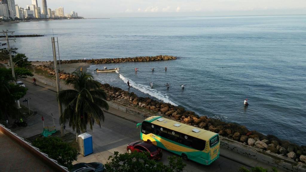 Apto En Cartagena Ed Puerto Azul Vista Al Mar Apartament Zewnętrze zdjęcie